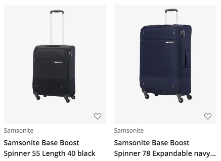 Samsonite base boost zachte koffer